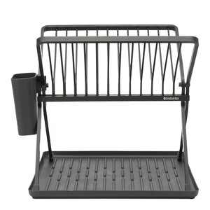 Brabantia SinkSide hopfällbart diskställ 31,5×33×37 cm svart