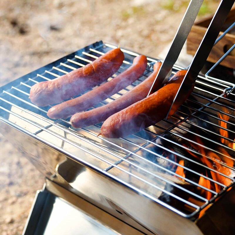 Hällmark of Sweden Vikbar grill 36x26 cm rostfri