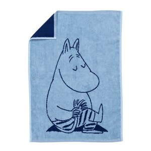 MoominArabia Mumin handduk 50x70 cm Mumintrollet marinblå