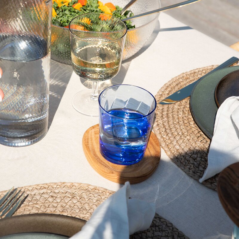 Aida RAW Unique optic vattenglas 30 cl dark blue