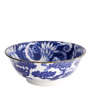 Tokyo Design Studio Wa Mixed bowls skål crane 20,5 cm blue/white
