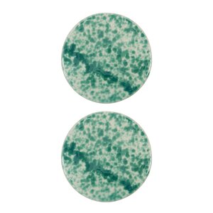 House Doctor Diva serveringsfat / assiett 15 cm 2-pack grön