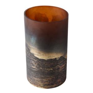 Muubs Lana vas 25 cm brun/guld