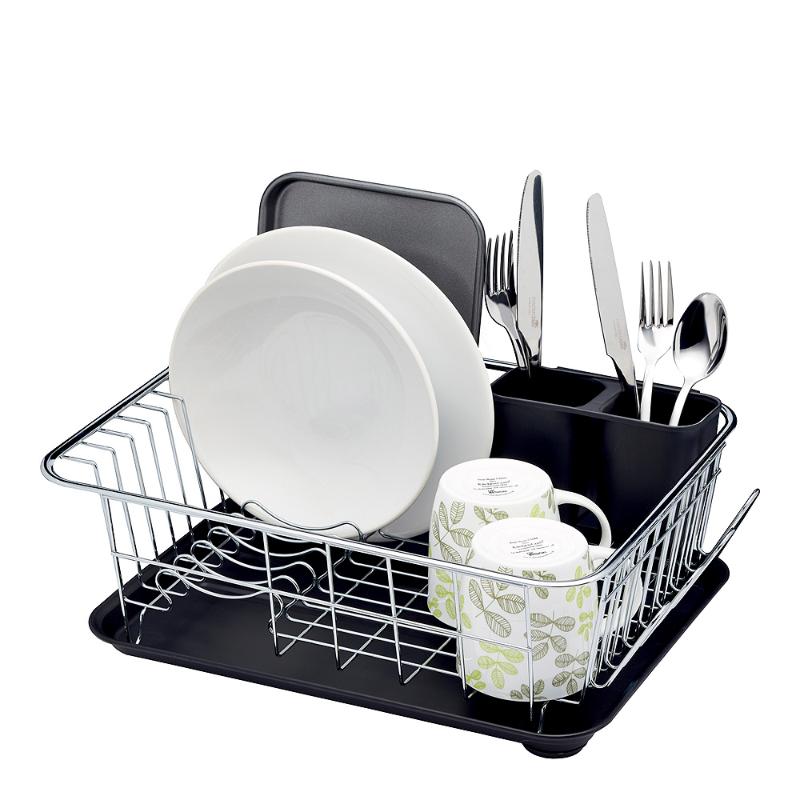 Kitchen Craft Diskställ Rostfri/Svart
