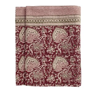 Chamois Oriental linneduk 170x270 cm röd