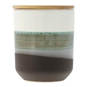 Villa Collection Iris Doftljus 8x9,5 cm Vit/Grön