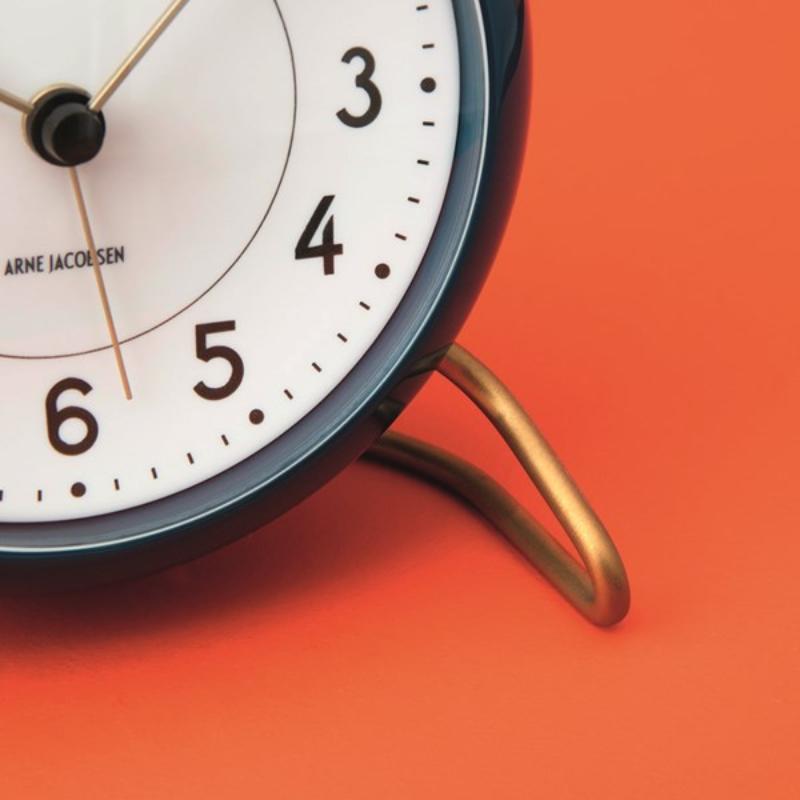 Arne Jacobsen Station Bordsur 11 cm Blå/Mässing