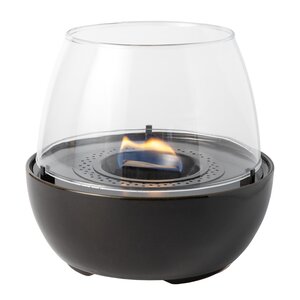 Tenderflame Tulip 18 lykta 0,3 L keramik reactive glace svart