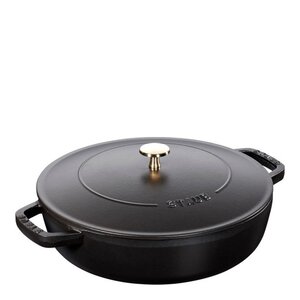 Staub Chistera traktörpanna 28 cm 3,7 L Svart
