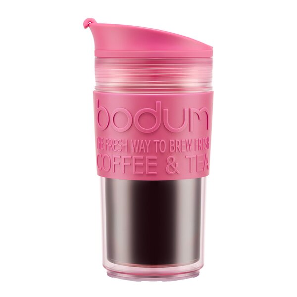 Bodum Travel Mug resemugg 35 cl dubbelvägg rosa