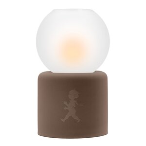 SOLSTICKAN Globe värmeljuslykta 17 cm brun