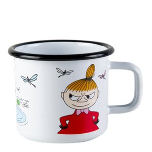 Muurla Mumin emaljmugg lilla my 37 cl