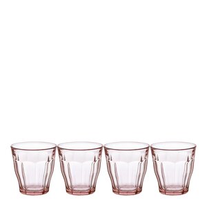 Duralex Picardie vattenglas 25 cl 4-pack rosa