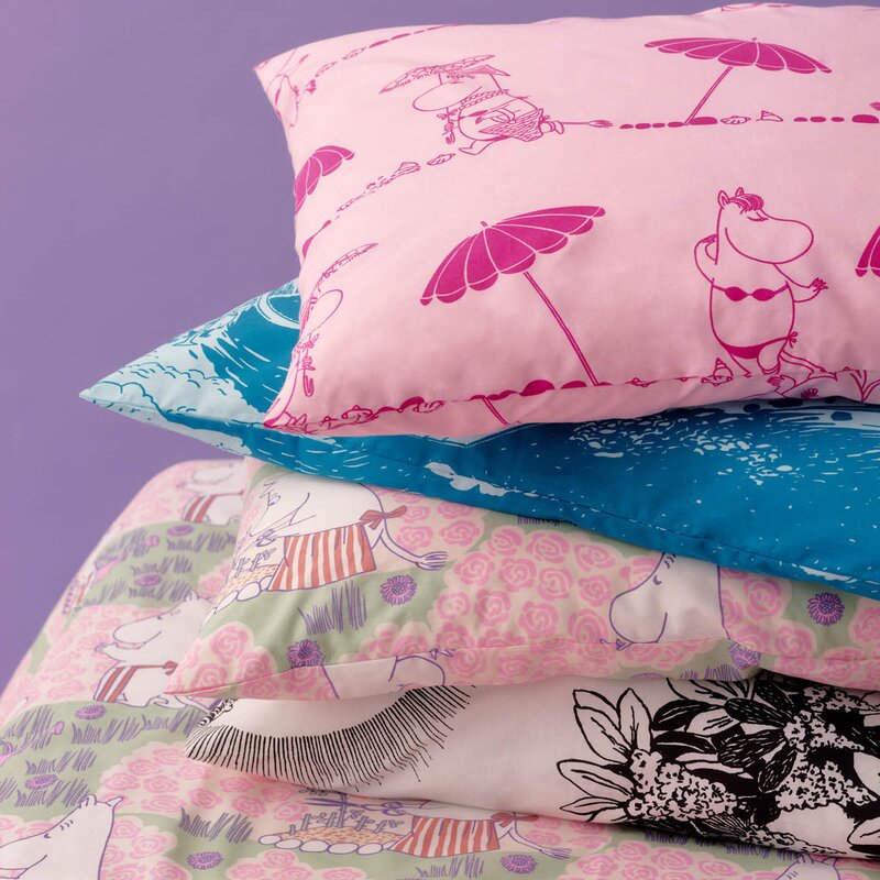 MoominArabia Mumin bäddset 150x210 cm Rosenträdgård