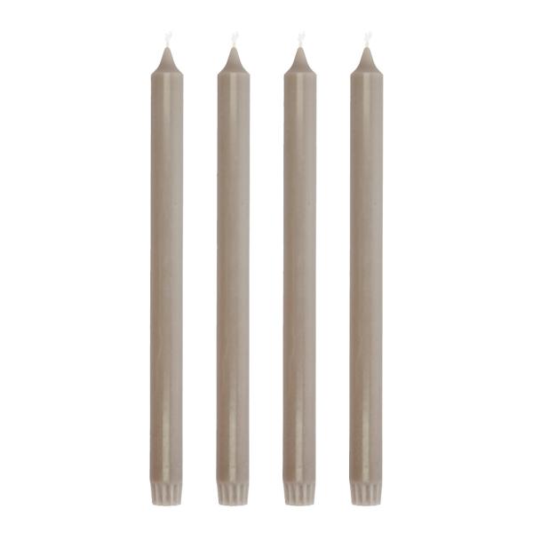 Aia Kronljus 4-pack 30 cm Taupe