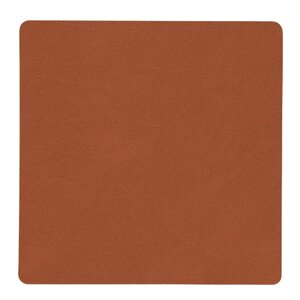 LIND DNA Square Nupo glasunderlägg 10 cm Rust