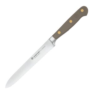 Wüsthof Classic Colour tomat- och korvkniv 14 cm tandad Velvet Oyster