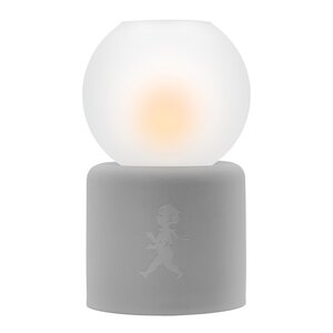 SOLSTICKAN Globe värmeljuslykta 17 cm ljusgrå