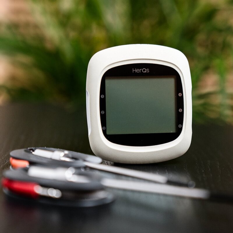 Click & Grow HerQs Easy BBQ grilltermometer vit