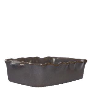 Gerbera Provence Gratängform 33x23 cm Mörkgrå blank