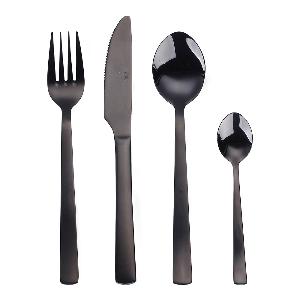 Aida Raw Bestickset 16 delar Svart