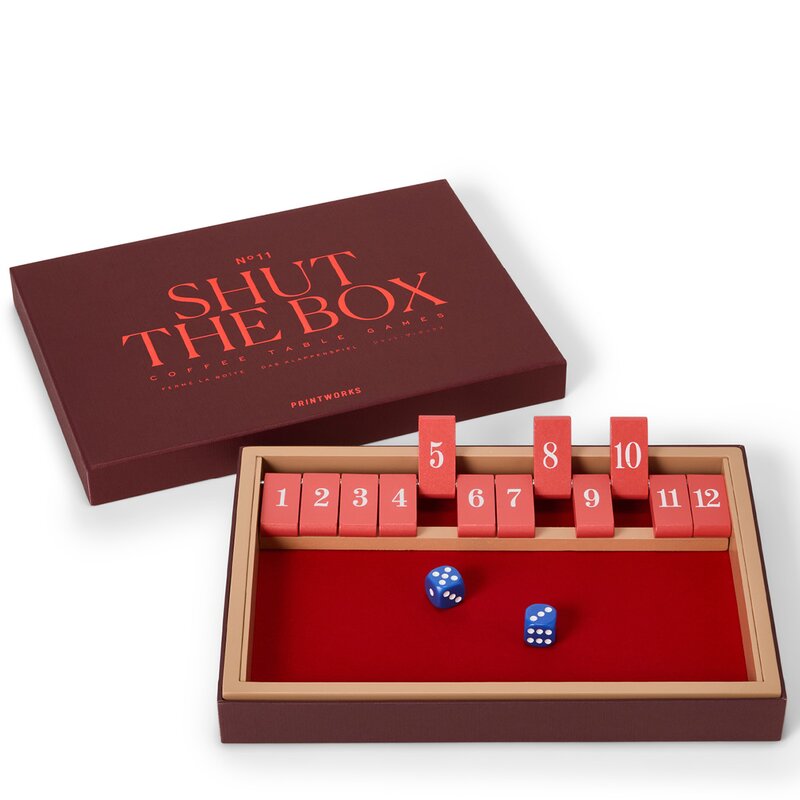 Printworks Classic spel shut the box