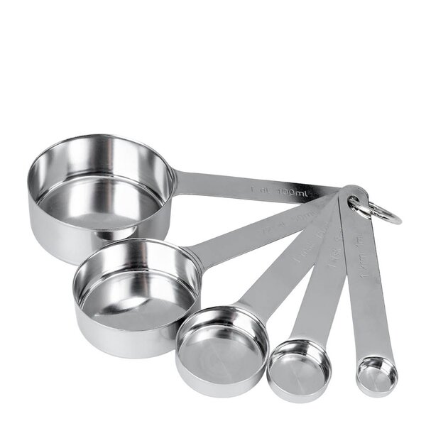 Anders Petter Steel Essential måttsats 5 delar borstat stål