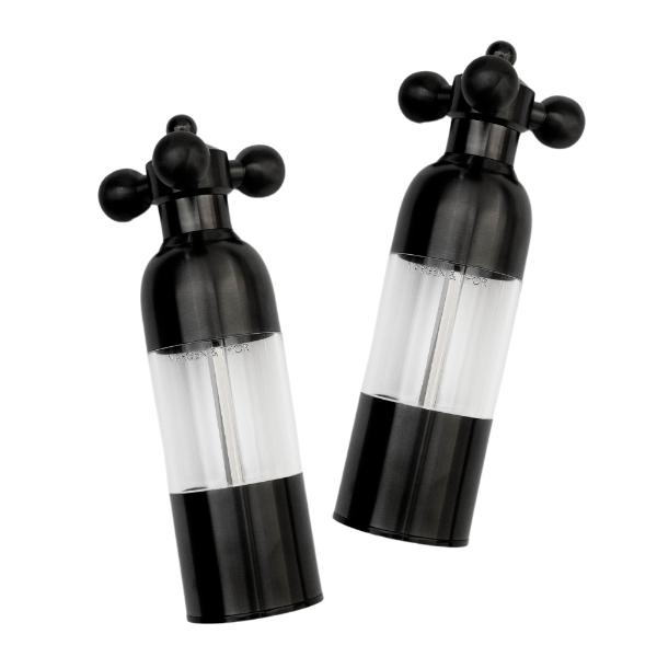 Vargen & Thor Axia salt- & pepparkvarn 18 cm 2-pack svart