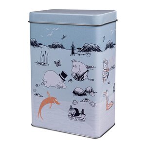 Martinex Mumin kaffeburk 20 cm strandtur blå