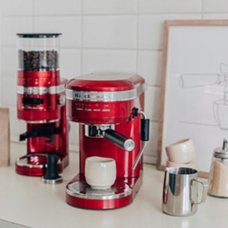 KitchenAid, Artisan Espressomaskin Röd Metallic - Kitch'n