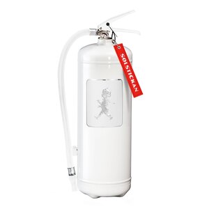 SOLSTICKAN Brandsläckare 6 kg Vit/Vit emblem
