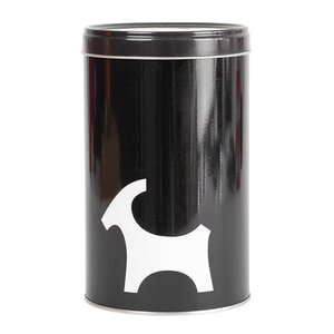 Rotor Design Plåtburk rund 17x10,5cm bock svart