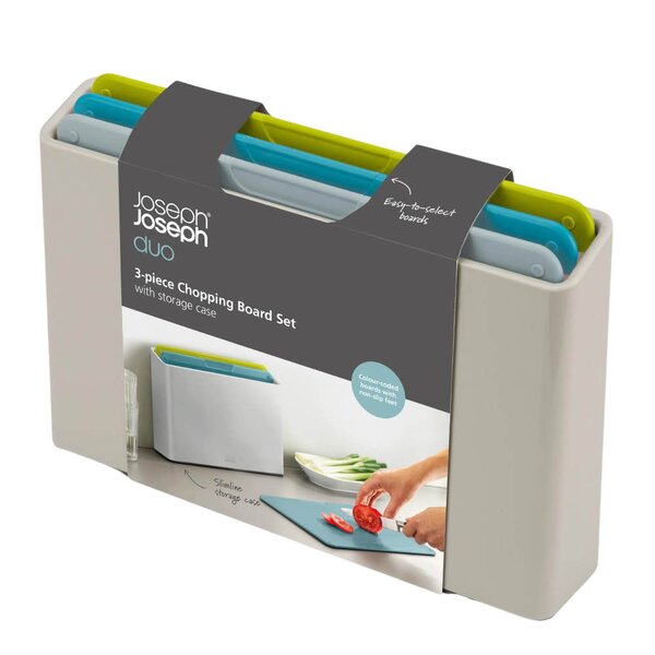 Joseph Joseph Duo skärbrädsset 3 delar 20x30 cm multi