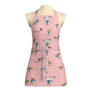 Arvidssons Textil Pippi Med Vänner förkläde rosa