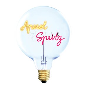 Elements Lighting MITB glödlampa LED 17 cm Aperol Spritz bärnsten/röd