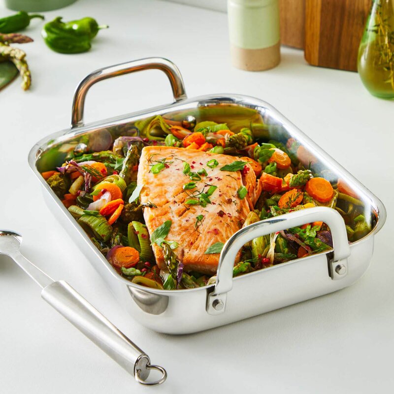 Tefal Emotion ugnsform liten 29x21 cm rostfritt stål