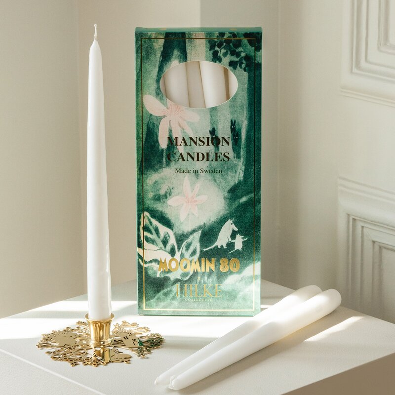Hilke Herrgårdsljus 30 cm 6-pack Mumin