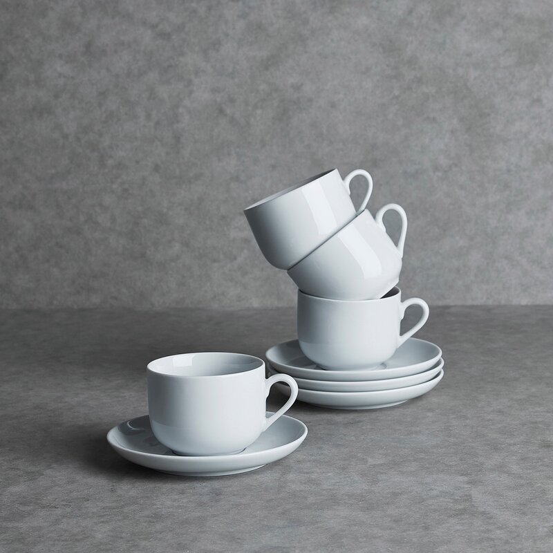 Aida Atelier kopp 18 cl 4-pack super white