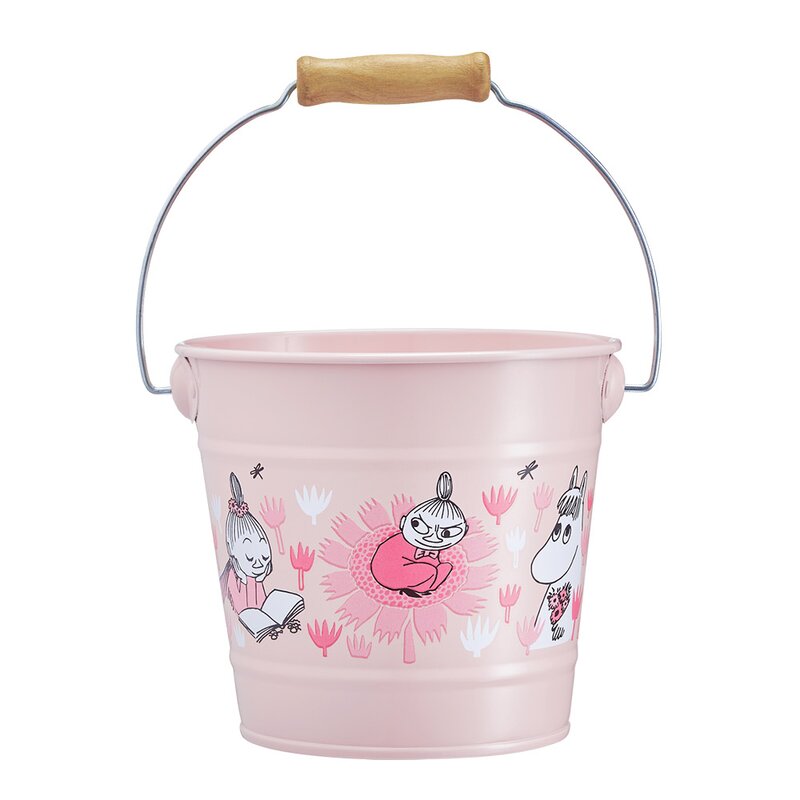 Muurla Mumin hink 2 L rosa