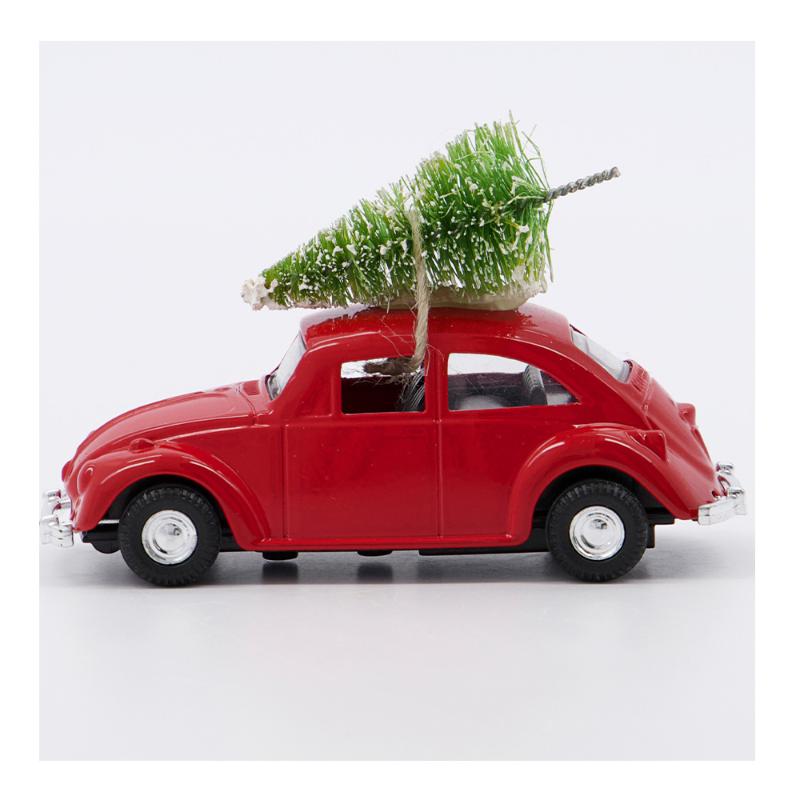 House Doctor Xmas Car julpynt bil mini 8,5 cm röd