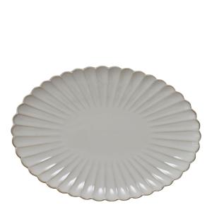 Lene Bjerre Camille serveringsfat 3,5x25,5 cm benvit 