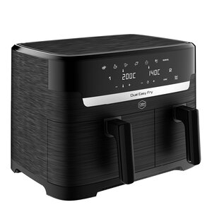 OBH Nordica Dual Easy Fry airfryer 3,1 L + 5 L svart