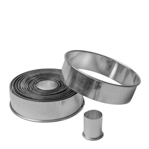 Städter Utstickare rund set 14 delar 2,5–11 cm