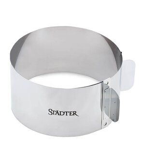 Städter Tårtring justerbar 15-30x9 cm stål