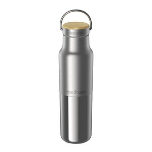 Klean Kanteen Insulated Reflect termosflaska 0,35 L med bambulock borstat stål