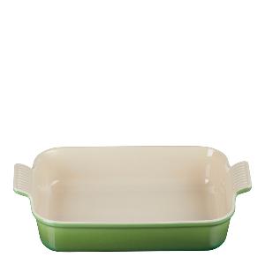Le Creuset Heritage Rektangulär Form 32 cm bamboo green