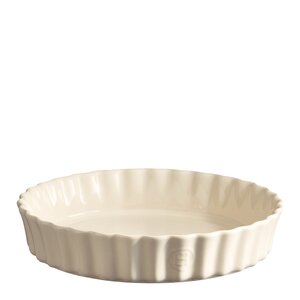 Emile Henry Pajform 28 cm kräm