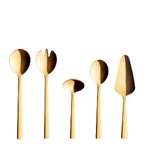 Aida Raw Serveringsset 5 delar Guld