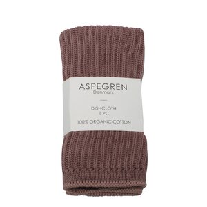 Aspegren Ripple disktrasa stickad 26x26 cm elderberry