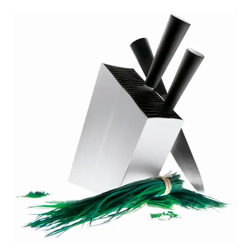 Eva Solo Knivblock lutande Aluminum